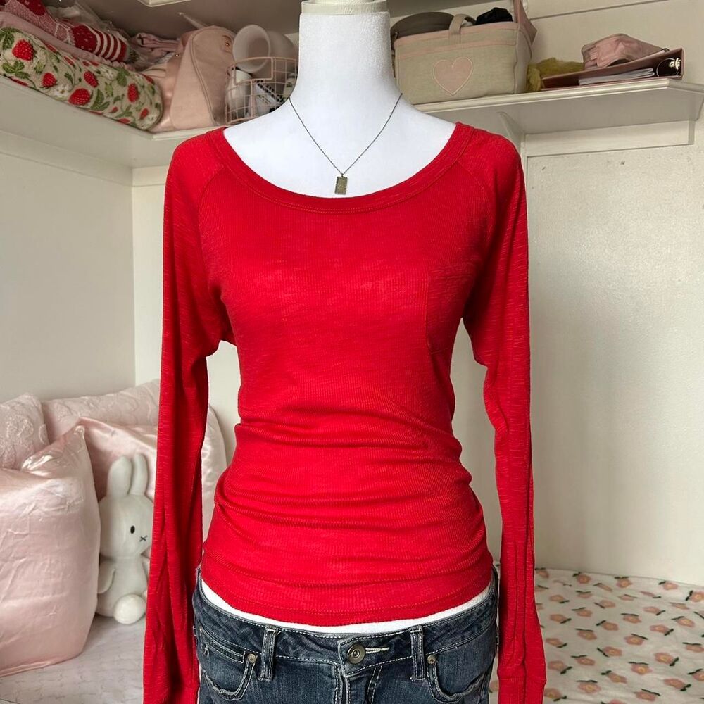 No-boundaries Women's Red Shirt